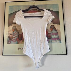 Abercrombie & Fitch Classic White Bodysuit
